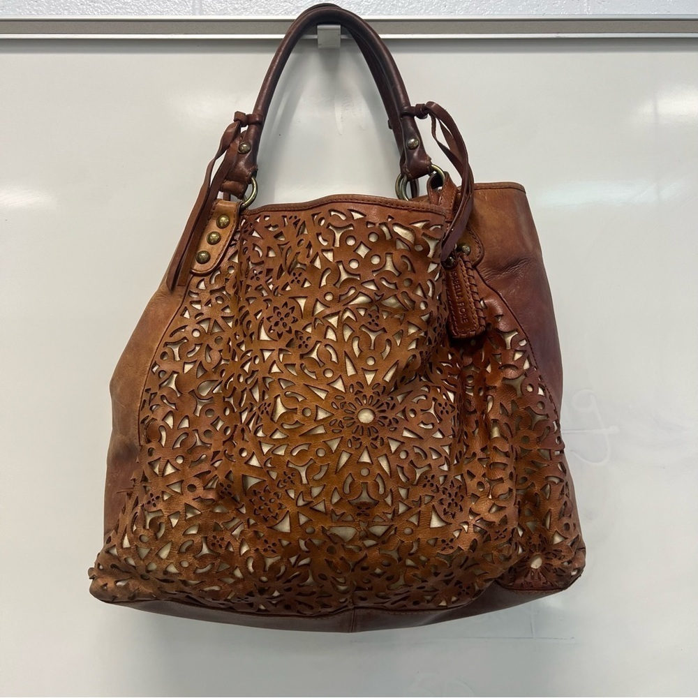 Isabella Fiore Italian leather carry all tote bag